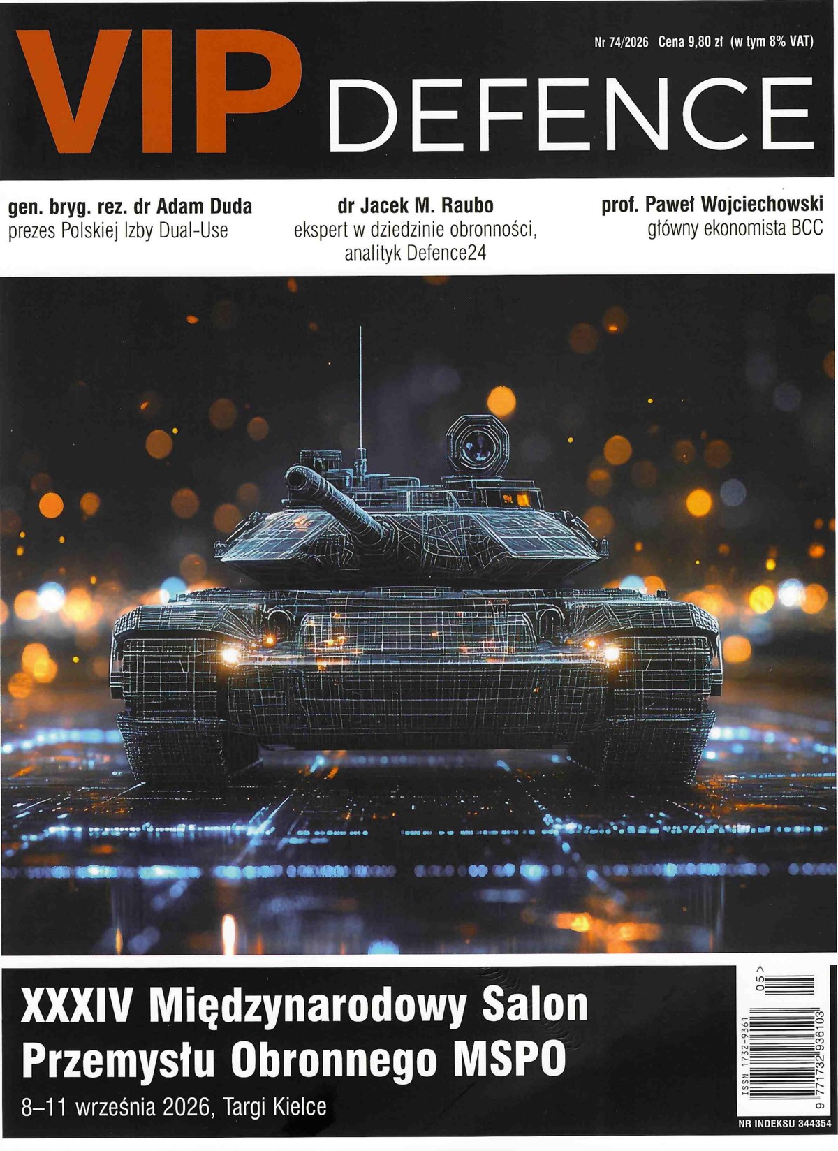Okładka magazynu VIP DEFENCE nr 74/2026